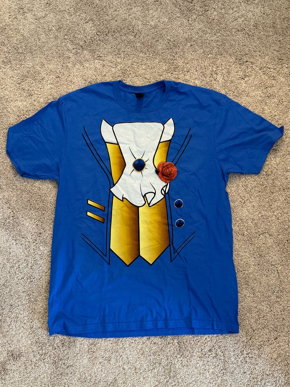Beauty and the Beast Men’s Beast Shirt Halloween Costume